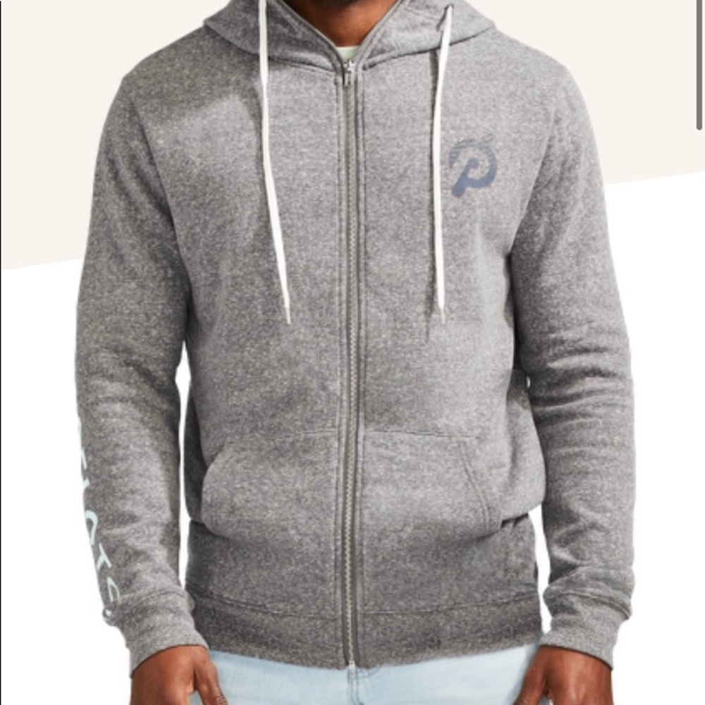 Peloton gray sweatshirt